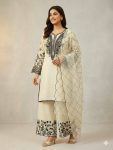 1FANCY MUL COTTON SEQUENCE EMBROIDERY WORK TOP PALAZZO WITH DUPATTA FESTIVE WEAR WHOLESALE PRICE ETHNIC GARMENT (12)