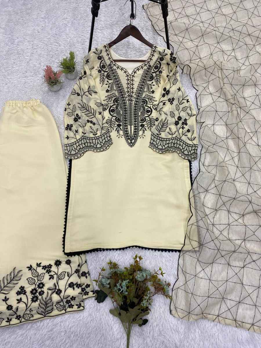 1FANCY MUL COTTON SEQUENCE EMBROIDERY WORK TOP PALAZZO WITH DUPATTA FESTIVE WEAR WHOLESALE PRICE ETHNIC GARMENT (15)