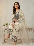 1FANCY MUL COTTON SEQUENCE EMBROIDERY WORK TOP PALAZZO WITH DUPATTA FESTIVE WEAR WHOLESALE PRICE ETHNIC GARMENT (12)