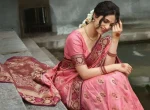 1LATEST BANARASI SILK FLOWERS AND MINA & ZARI WEAVING RICH PALLU WITH UNIQUE BORDER WORK SAREE WITH UNSTITCHED BLOUSE FESTIVE WEAR WHOLESALE PRICE ETHNIC GARMENT (3)