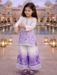 1LATEST NATURAL CREPE EMBROIDERY SEQUENCE WORK WITH DIGITAL PRINT WORK KID’S TOP PALAZZO WITH DUPATTA FESTIVE WEAR WHOLESALE PRICE ETHNIC GARMENT (21)