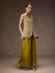 1MODERN CHINON SILK SEQUENCE CODING EMBROIDERY WORK TOP PALAZZO WITH DUPATTA PARTY WEAR WHOLESALE PRICE ETHNIC GARMENT (15)