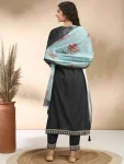 1MODERN COTTON EMBROIDERY WORK KID’S TOP BOTTOM WITH DUPATTA FESTIVE WEAR WHOLESALE PRICE ETHNIC GARMENT (2)