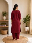 1MODERN COTTON EMBROIDERY WORK TOP PENT SET FESTIVE WEAR WHOLESALE PRICE ETHNIC GARMENT (12)
