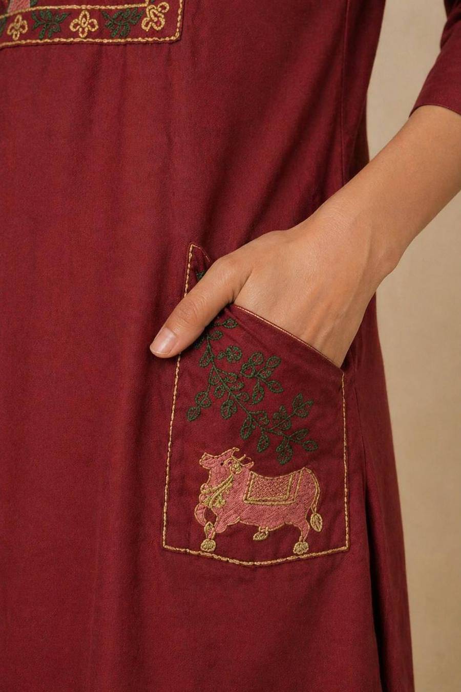 1MODERN COTTON EMBROIDERY WORK TOP PENT SET FESTIVE WEAR WHOLESALE PRICE ETHNIC GARMENT (14)