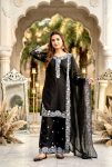 1MODERN MUL CHANDERI EMBROIDERY SEQUENCE WORK TOP PALAZZO WITH DUPATTA FESTIVE WEAR WHOLESALE PRICE ETHNIC GARMENT (17)