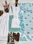 1MODERN NATURAL CREPE SILK EMBROIDERY CODING SEQUENCE WORK WITH FANCY LACE AND LATKAN WORK TOP PATIYALA WITH DUPATTA FESTIVE WEAR WHOLESALE PRICE ETHNIC GARMENT (11)