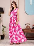 1MODERN RAYON PRINTED WORK GOWN FESTIVE WEAR WHOLESALE PRICE ETHNIC GARMENT (5)
