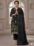 1NEW ARRIVAL ART SILK EMBROIDERY WORK TOP BOTTOM WITH DUPATTA FESTIVE WEAR WHOLESALE PRICE ETHNIC GARMENT (10)