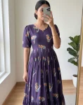 1NEW ARRIVAL COTTON PRINTED WORK ONE PIECE DRESS DAILY WEAR WHOLESALE PRICE ETHNIC GARMENT (10)