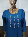 1NEW ARRIVAL SILK HANDMADE EMBROIDERY WORK KURTI FESTIVE WEAR WHOLESALE PRICE ETHNIC GARMENT (10)