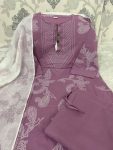 1RICH LOOK COTTON PRINT WITH MIRROR WORK TOP BOTTOM WITH DUPATTA FESTIVE WEAR WHOLESALE PRICE ETHNIC GARMENT (4)