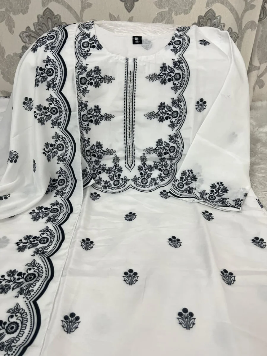 1RICH LOOK MORGAN SILK DIGITAL PRINT WORK TOP BOTTOM WITH DUPATTA OFFICE WEAR WHOLESALE PRICE ETHNIC GARMENT (16)