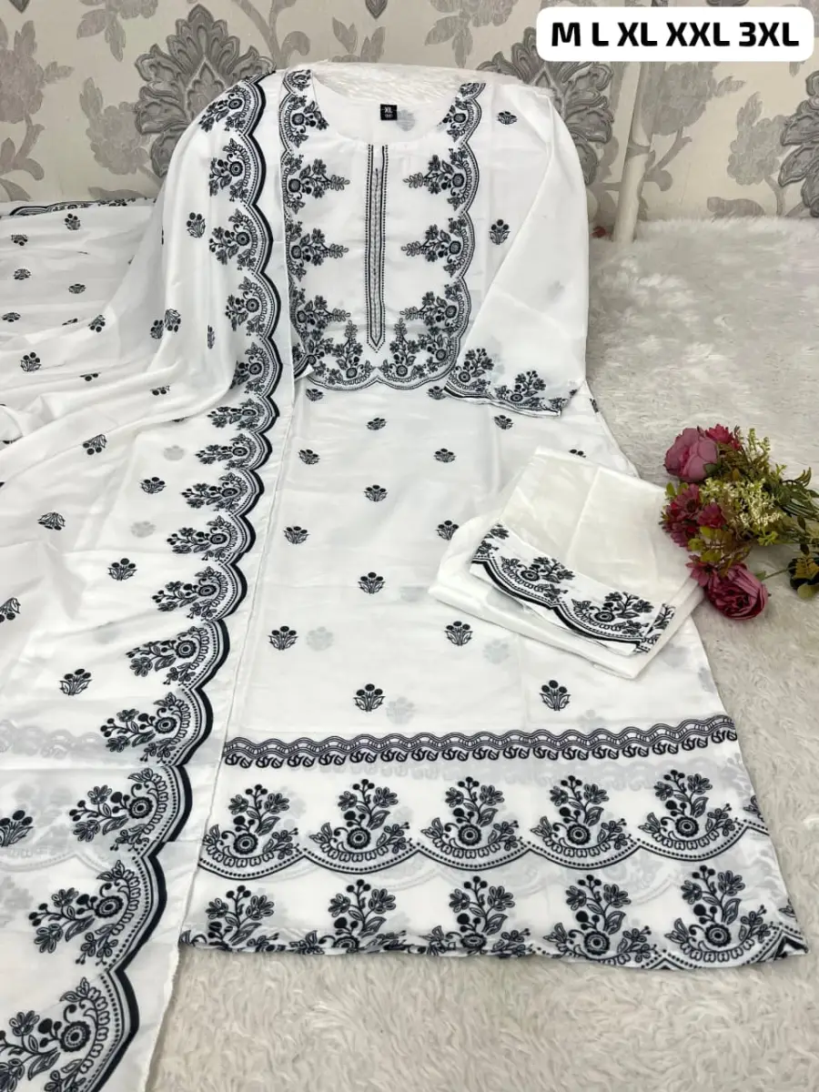 1RICH LOOK MORGAN SILK DIGITAL PRINT WORK TOP BOTTOM WITH DUPATTA OFFICE WEAR WHOLESALE PRICE ETHNIC GARMENT (21)