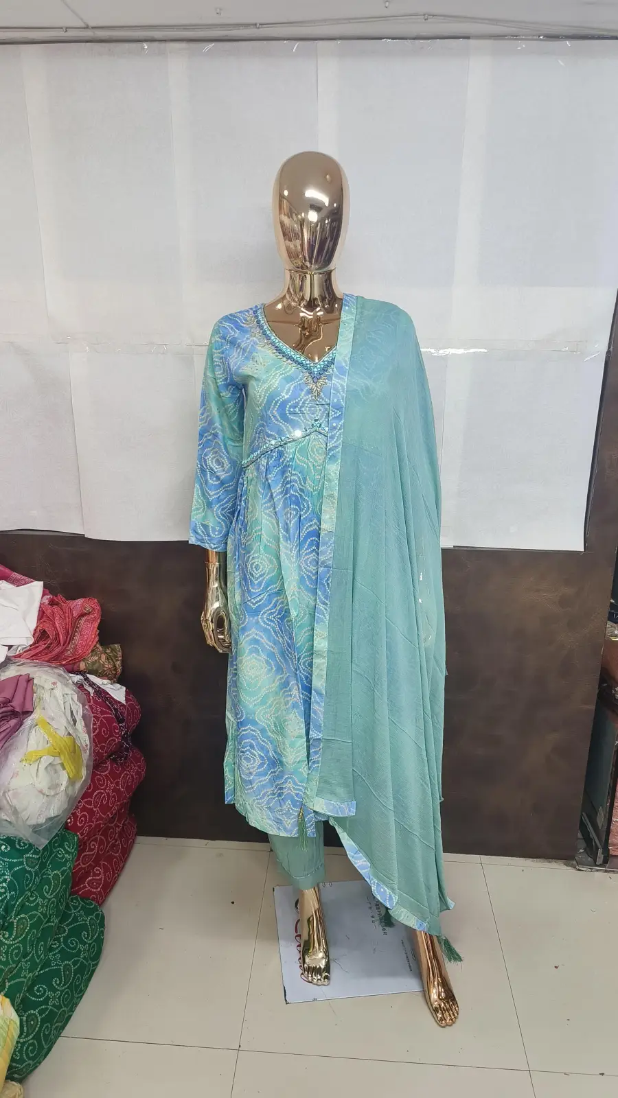 1RICH LOOK RAYON DIGITAL PRINT WORK TOP BOTTOM WITH DUPATTA FESTIVE WEAR WHOLESALE PRICE ETHNIC GARMENT (13)