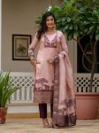 1TRENDING BANARASI WEAVING WORK TOP BOTTOM WITH DUPATTA FESTIVE WEAR WHOLESALE PRICE ETHNIC GARMENT (16)