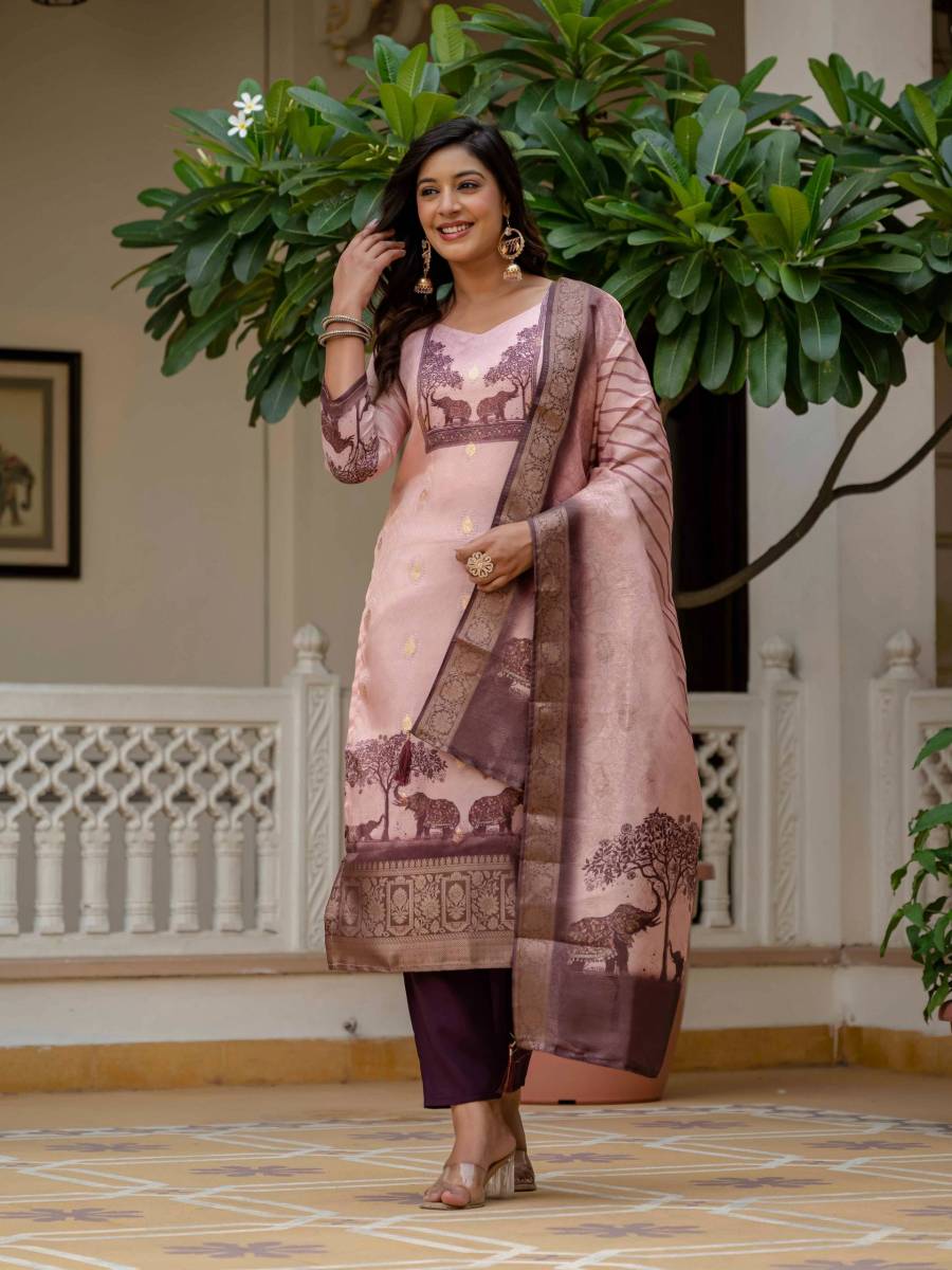 1TRENDING BANARASI WEAVING WORK TOP BOTTOM WITH DUPATTA FESTIVE WEAR WHOLESALE PRICE ETHNIC GARMENT (16)