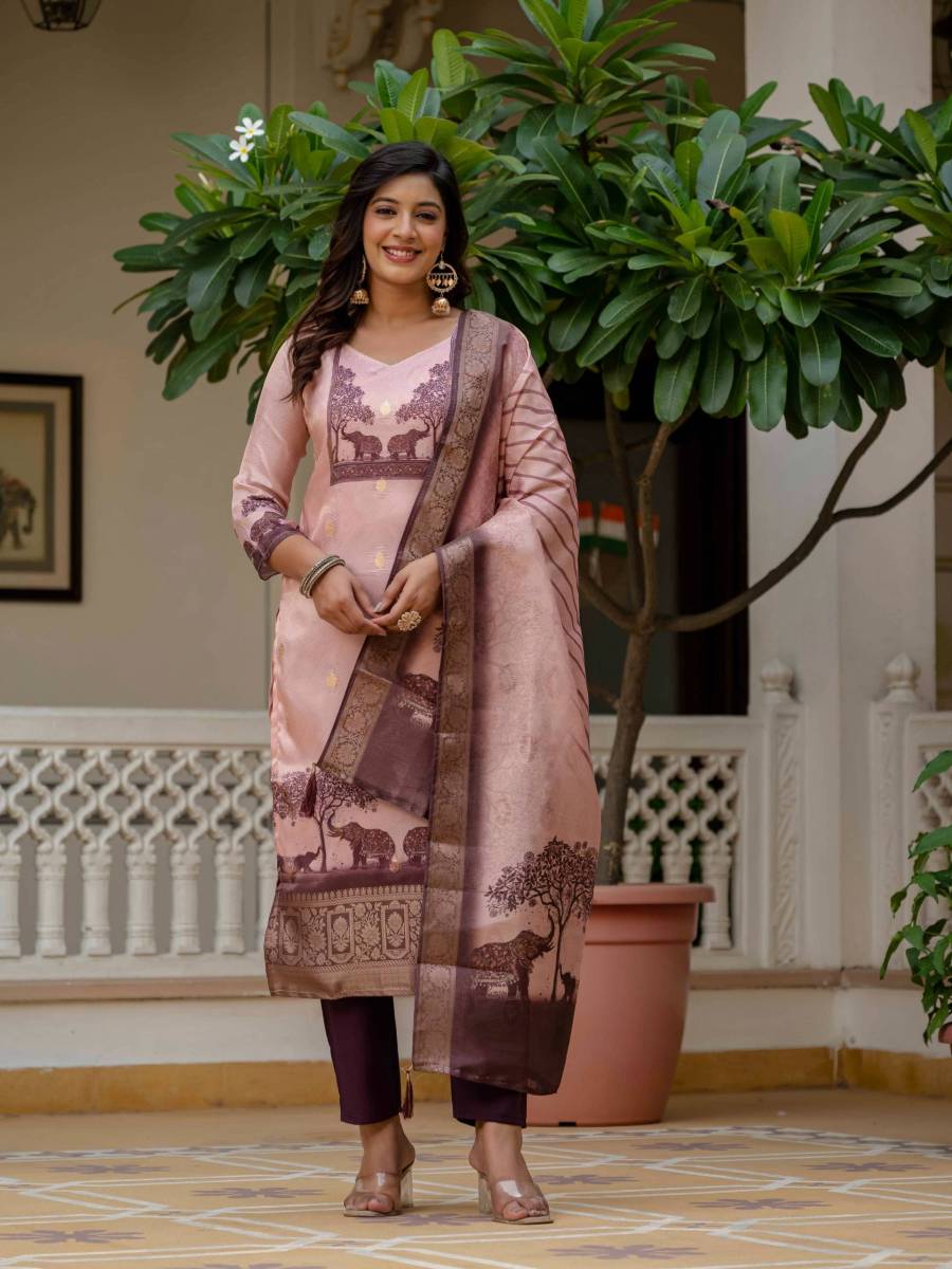 1TRENDING BANARASI WEAVING WORK TOP BOTTOM WITH DUPATTA FESTIVE WEAR WHOLESALE PRICE ETHNIC GARMENT (19)