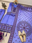 27NEW ARRIVAL MUSLIN DIGITAL PRINT WITH LATKAN AND REAL MIRROR WORK TOP PALAZZO WITH DUPATTA DAILY WEAR WHOLESALE PRICE ETHNIC GARMENT (30)
