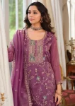 2DESIGNER FENDY SILK CODING SEQUENCE & THREAD WORK TOP BOTTOM WITH DUPATTA FESTIVE WEAR WHOLESALE PRICE ETHNIC GARMENT (13)