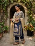 2DESIGNER GMY SILK EMBROIDERY SEQUENCE WORK TOP PALAZZO WITH DUPATTA WEDDING WEAR WHOLESALE PRICE ETHNIC GARMENT (2)