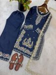 2DESIGNER GMY SILK EMBROIDERY SEQUENCE WORK TOP PALAZZO WITH DUPATTA WEDDING WEAR WHOLESALE PRICE ETHNIC GARMENT (2)