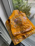 2DESIGNER MALAI SATIN BEADS 3 SEQUNCE EMBROIDERY WORK LACE BORDER WORK SAREE WITH STITCHED BLOUSE WEDDING WEAR WHOLESALE PRICE ETHNIC GARMENT (7)