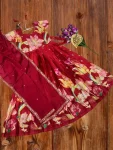 2DESIGNER PURE SILK DIGITAL POSITION FOIL PRINT WORK GOWN WITH DUPATTA FESTIVE WEAR WHOLESALE PRICE ETHNIC GARMENT (2)