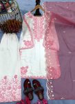 2DESIGNER ROMAN GLASS EMBROIDERY THREAD WORK TOP PALAZZO WITH DUPATTA FESTIVE WEAR WHOLESALE PRICE ETHNIC GARMENT (25)