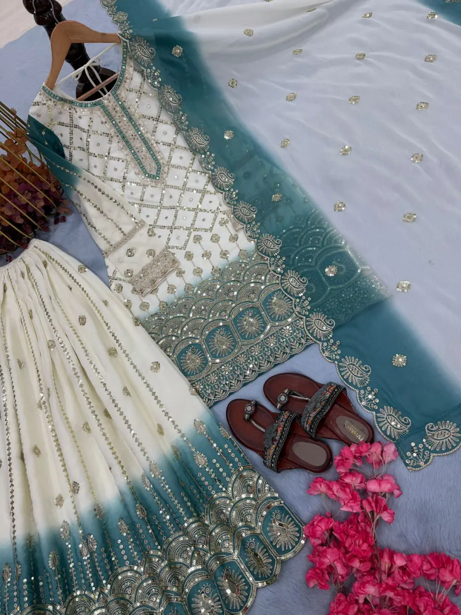 2DESIGNER STAR GEORGTTE EMBROIDERY 5 MM SEQUENCE WORK TOP PALAZZO WITH DUPATTA FESTIVE WEAR WHOLESALE PRICE ETHNIC GARMENT (34)