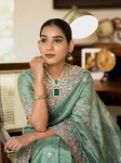 2DESIGNER TISSUE SILK EMBROIDERY WITH CUTWORK SAREE WITH UNSTITCHED BLOUSE WEDDING WEAR WHOLESALE PRICE ETHNIC GARMENT (25)