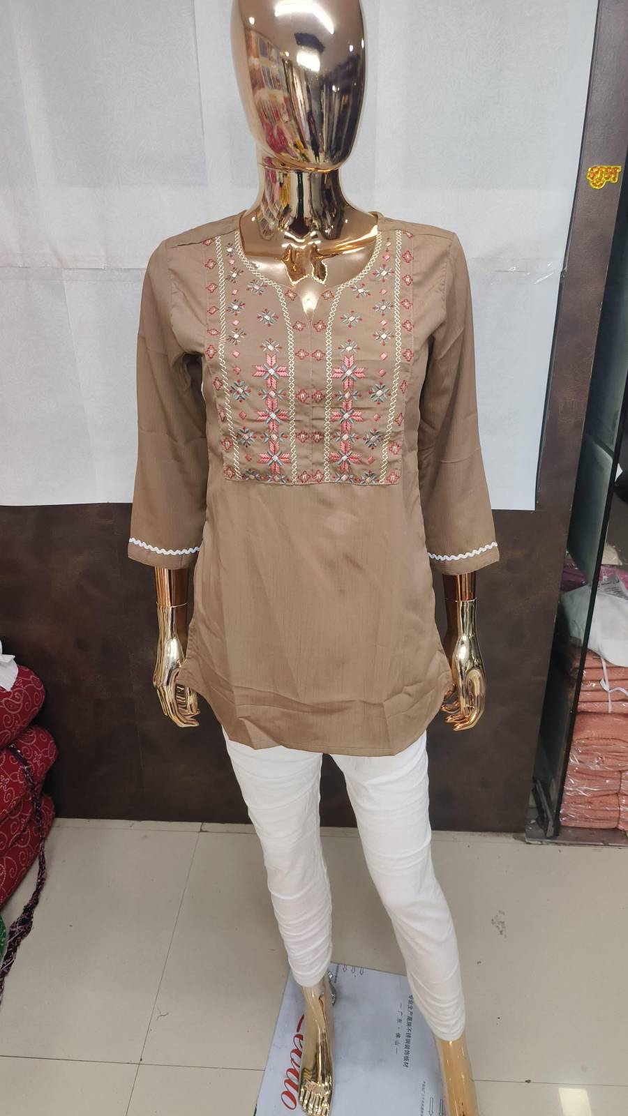 2FANCY RINKAL COTTON EMBROIDERY WORK ONLY TOP DAILY WEAR WHOLESALE PRICE ETHNIC GARMENT (6) - Copy