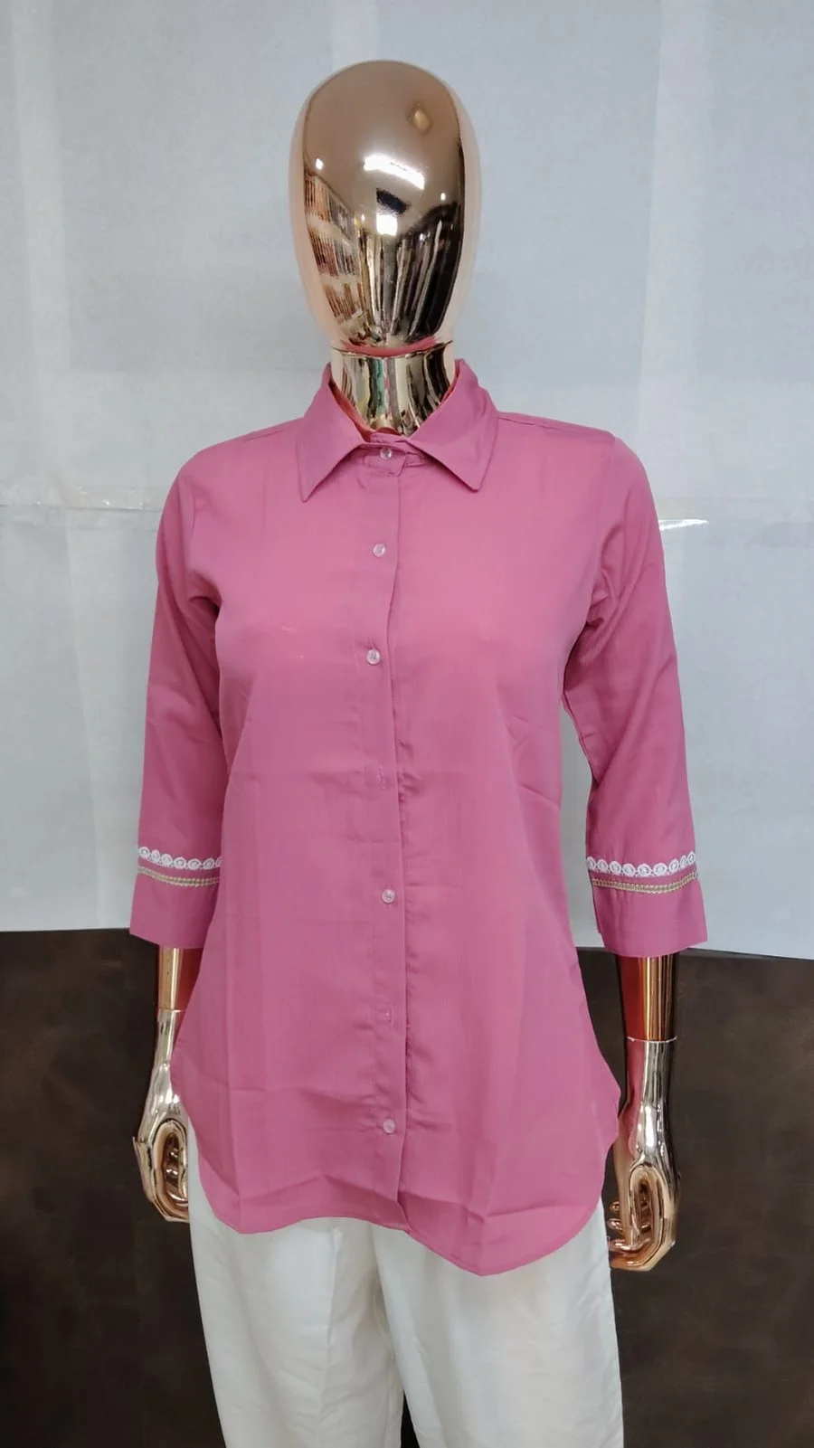 2FANCY RINKAL COTTON PLAIN WOMENS SHIRT ONLY DAILY WEAR WHOLESALE PRICE ETHNIC GARMENT (11)
