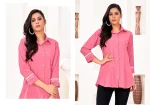 2FANCY RINKAL COTTON PLAIN WOMENS SHIRT ONLY DAILY WEAR WHOLESALE PRICE ETHNIC GARMENT (12)