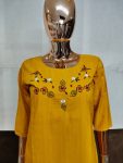 2NEW ARRIVAL SILK HANDMADE EMBROIDERY WORK KURTI FESTIVE WEAR WHOLESALE PRICE ETHNIC GARMENT (14)