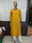 2NEW ARRIVAL SILK HANDMADE EMBROIDERY WORK KURTI FESTIVE WEAR WHOLESALE PRICE ETHNIC GARMENT (14)