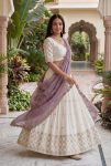 2RICH LOOK CHINON EMBROIDERY PIPE VAL AND SEQUENCE WORK LEHENGA CHOLI WITH DUPATTA FESTIVE WEAR WHOLESALE PRICE ETHNIC GARMENT (13)