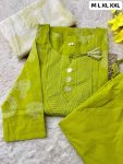 2RICH LOOK COTTON PRINT WITH MIRROR WORK TOP BOTTOM WITH DUPATTA FESTIVE WEAR WHOLESALE PRICE ETHNIC GARMENT (2)