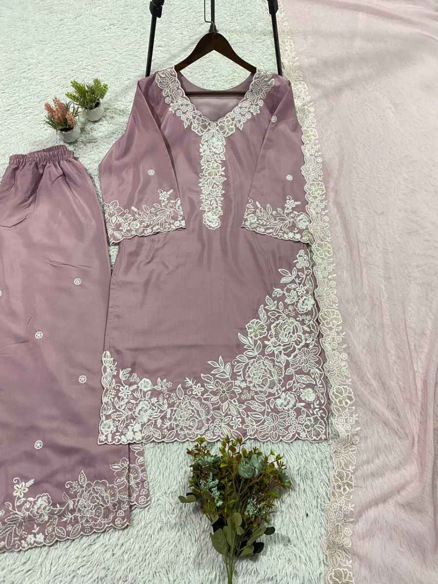 2RICH LOOK FRENCH CREPE SEQUENCE EMBROIDERY WORK TOP PALAZZO WITH DUPATTA FESTIVE WEAR WHOLESALE PRICE ETHNIC GARMENT (10)