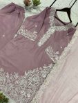 2RICH LOOK FRENCH CREPE SEQUENCE EMBROIDERY WORK TOP PALAZZO WITH DUPATTA FESTIVE WEAR WHOLESALE PRICE ETHNIC GARMENT (8)