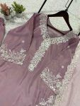 2RICH LOOK FRENCH CREPE SEQUENCE EMBROIDERY WORK TOP PALAZZO WITH DUPATTA FESTIVE WEAR WHOLESALE PRICE ETHNIC GARMENT (8)