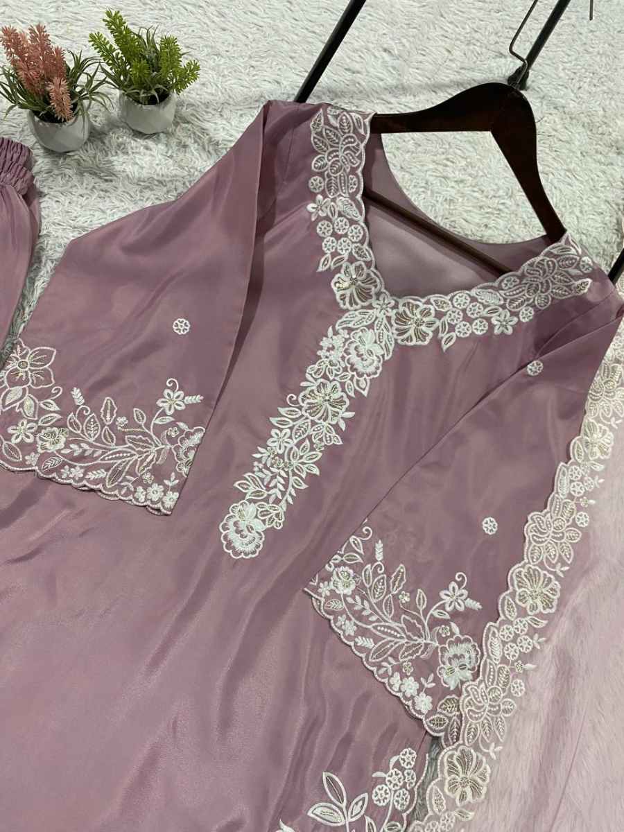2RICH LOOK FRENCH CREPE SEQUENCE EMBROIDERY WORK TOP PALAZZO WITH DUPATTA FESTIVE WEAR WHOLESALE PRICE ETHNIC GARMENT (12)