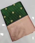 2TRENDING BANARASI LICHI SILK JACQUARD WORK SAREE WITH UNSTITCHED BLOUSE FESTIVE WEAR WHOLESALE PRICE ETHNIC GARMENT (34)