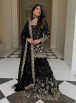2TRENDING GMY SILK EMBROIDERY SEQUENCE WITH REAL MIRROR HAND WORK TOP SHARARA WITH DUPATTA FESTIVE WEAR WHOLESALE PRICE ETHNIC GARMENT (31)