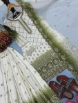 3DESIGNER STAR GEORGTTE EMBROIDERY 5 MM SEQUENCE WORK TOP PALAZZO WITH DUPATTA FESTIVE WEAR WHOLESALE PRICE ETHNIC GARMENT (23)