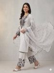 3FANCY MUL COTTON SEQUENCE EMBROIDERY WORK TOP PALAZZO WITH DUPATTA FESTIVE WEAR WHOLESALE PRICE ETHNIC GARMENT (6)