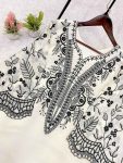 3FANCY MUL COTTON SEQUENCE EMBROIDERY WORK TOP PALAZZO WITH DUPATTA FESTIVE WEAR WHOLESALE PRICE ETHNIC GARMENT (6)