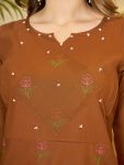 3FANCY RAYON MULTI EMBROIDERY THREAD WITH HAND WORK CO-ORD SET FESTIVE WEAR WHOLESALE PRICE ETHNIC GARMENT (35)