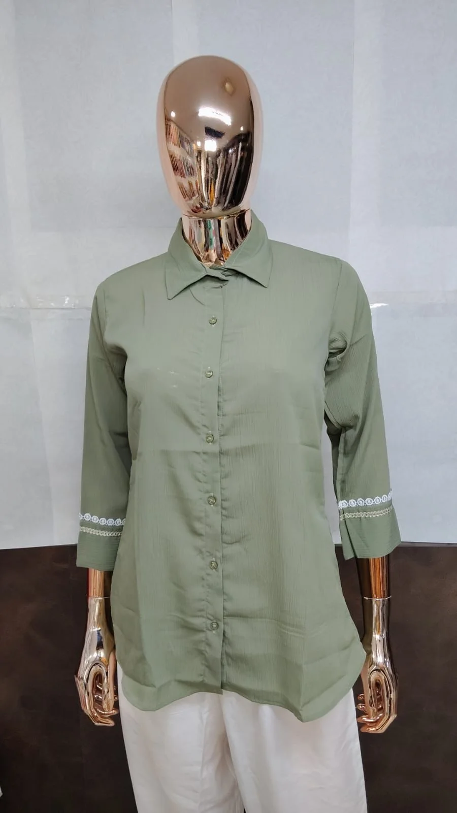 3FANCY RINKAL COTTON PLAIN WOMENS SHIRT ONLY DAILY WEAR WHOLESALE PRICE ETHNIC GARMENT (12)