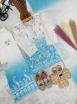 3LATEST NATURAL CREPE EMBROIDERY SEQUENCE WORK WITH DIGITAL PRINT WORK KID’S TOP PALAZZO WITH DUPATTA FESTIVE WEAR WHOLESALE PRICE ETHNIC GARMENT (17)